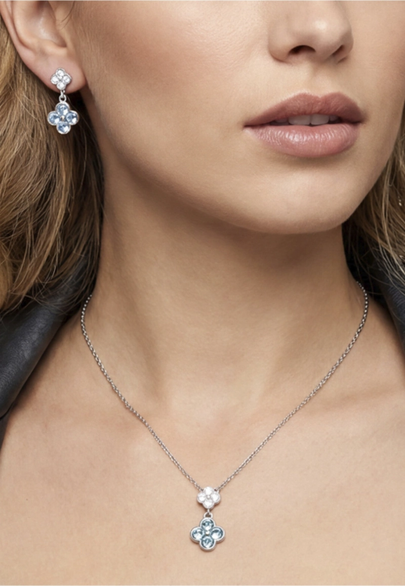 COLLAR LP3932-1/1 LOTUS SILVER PLATEADO MUJER TRENDY - 3