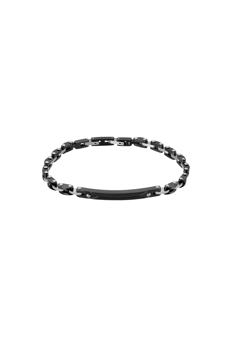 PULSERA LS2595-2/2 LOTUS STYLE NEGRO HOMBRE - 1