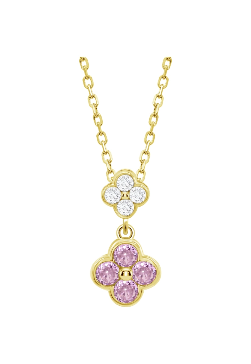 COLLAR LP3932-1/2 LOTUS SILVER DORADO MUJER TRENDY - 2
