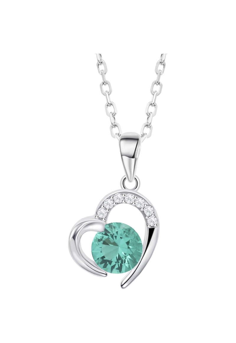 COLLAR LP3106-1/5 LOTUS SILVER VERDE MUJER MOMENTS - 2