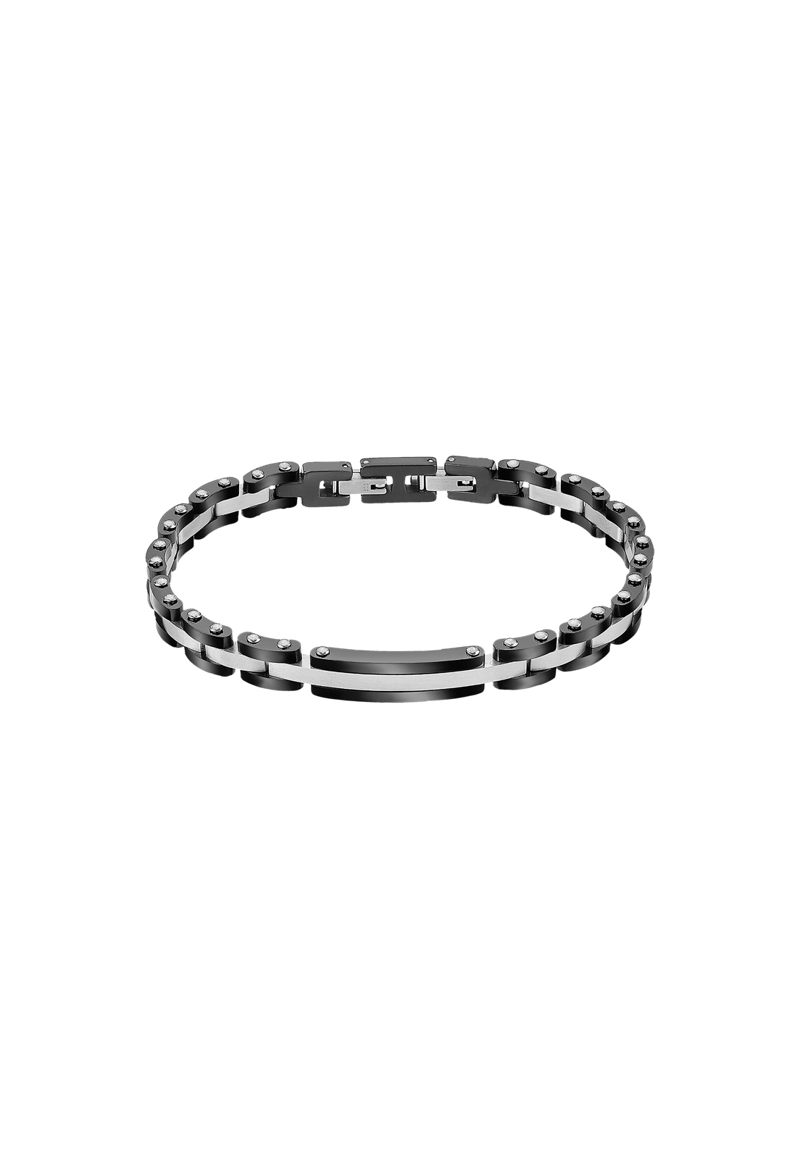 PULSERA LS2596-2/2 LOTUS STYLE NEGRO HOMBRE - 1