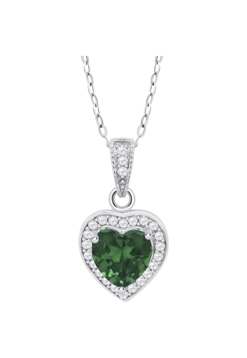 COLLAR LP3784-1/4 LOTUS SILVER VERDE MUJER MOMENTS - 2