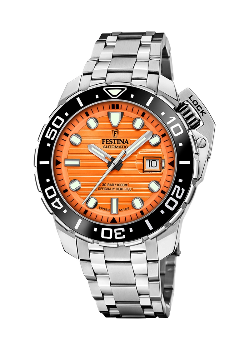 RELOJ F20043/3 FESTINA SWISS NARANJA HOMBRE - 1