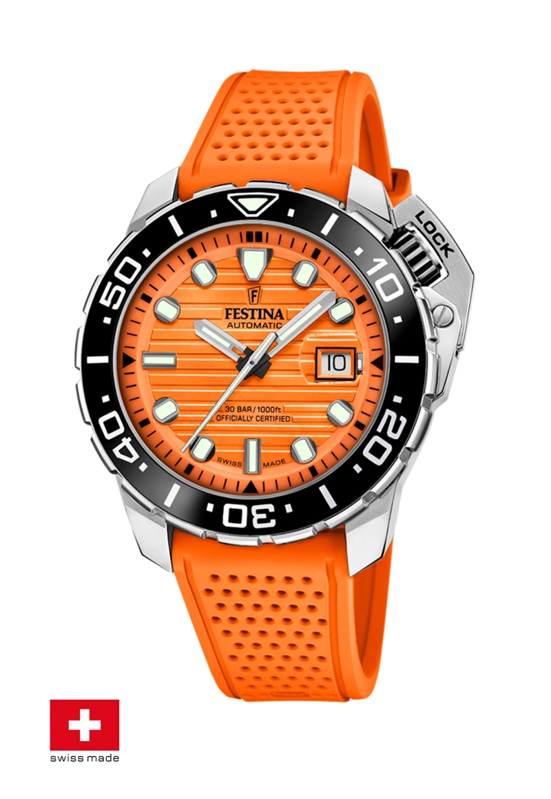 RELOJ F20043/3 FESTINA SWISS NARANJA HOMBRE - 2