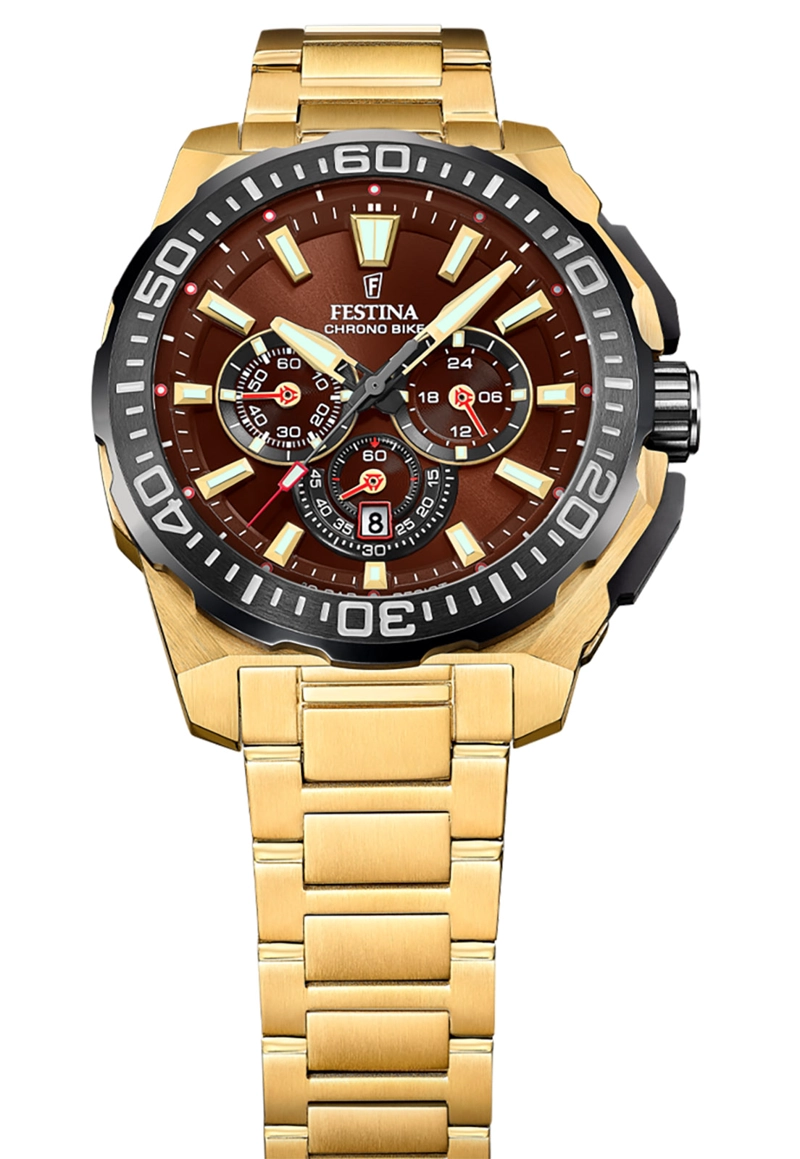 RELOJ F20727/3 FESTINA MARRON HOMBRE CHRONO BIKE - 4