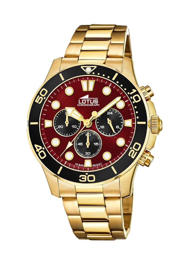 RELOJ 18758/9 LOTUS ROJO HOMBRE EXCELLENT - 1