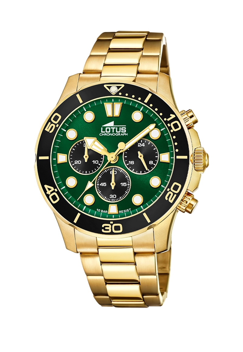 RELOJ 18758/8 LOTUS VERDE HOMBRE EXCELLENT - 1