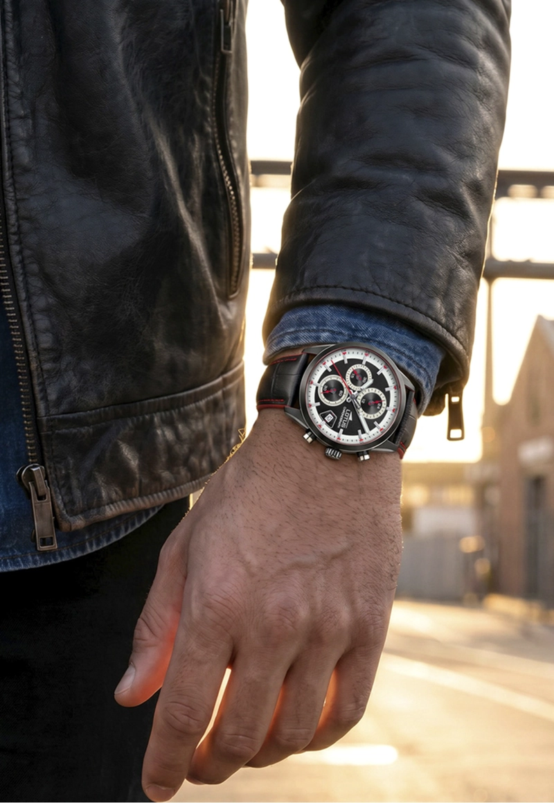 RELOJ 19089/1 LOTUS NEGRO HOMBRE PULSE COLLECTION - 5