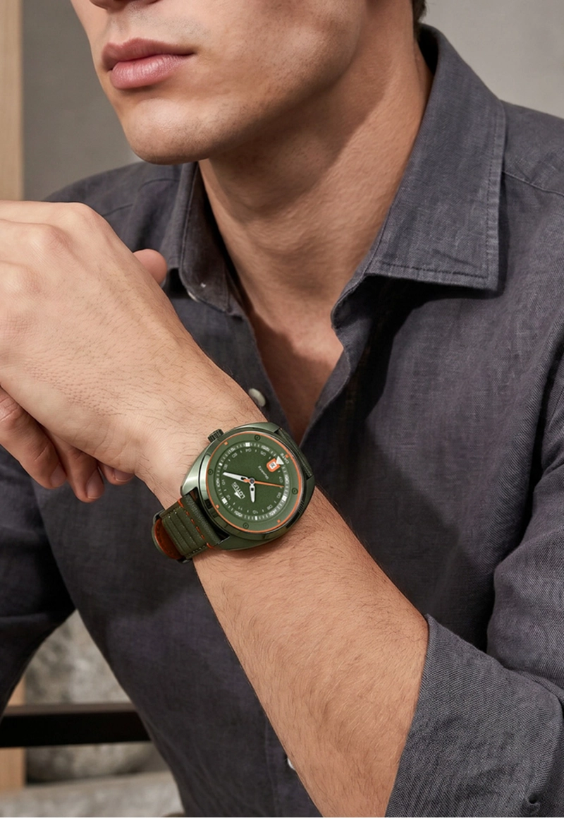 RELOJ 19098/1 LOTUS VERDE HOMBRE PULSE COLLECTION - 5