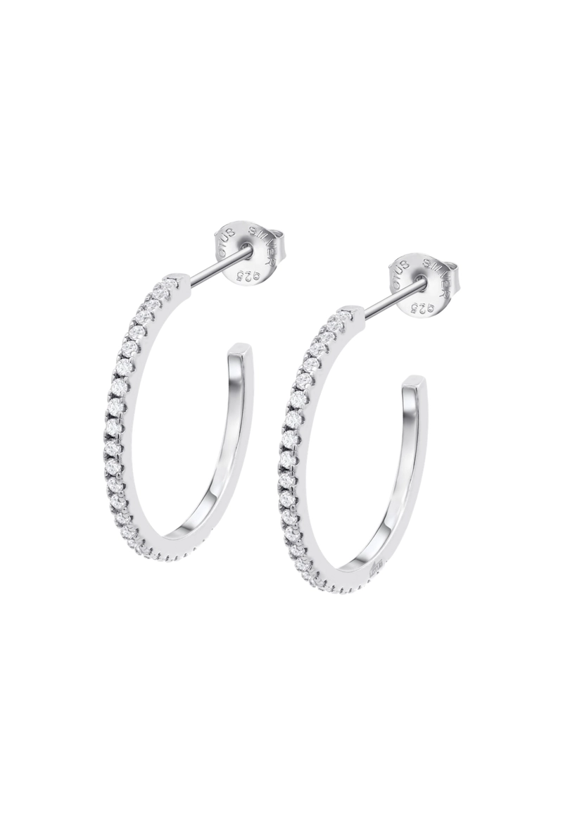 AROS LP3976-4/3 LOTUS SILVER PLATEADO MUJER EARPARTY - 1