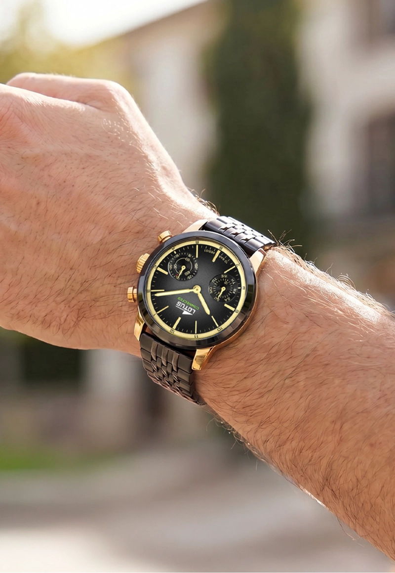 RELOJ 19095/2 LOTUS NEGRO HOMBRE HYBRID - 5