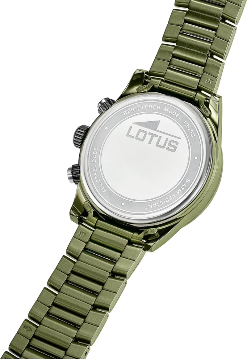 RELOJ 19090/1 LOTUS VERDE HOMBRE PULSE COLLECTION - 4