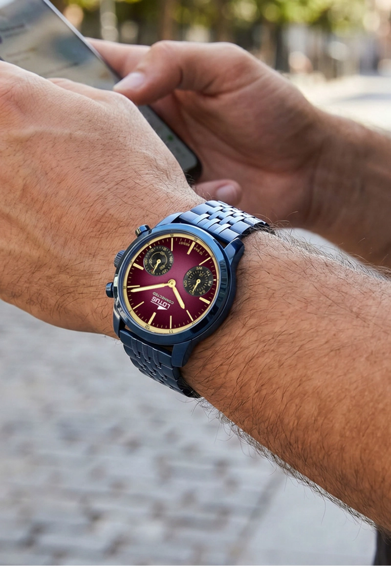 RELOJ 19094/1 LOTUS ROJO HOMBRE HYBRID - 5