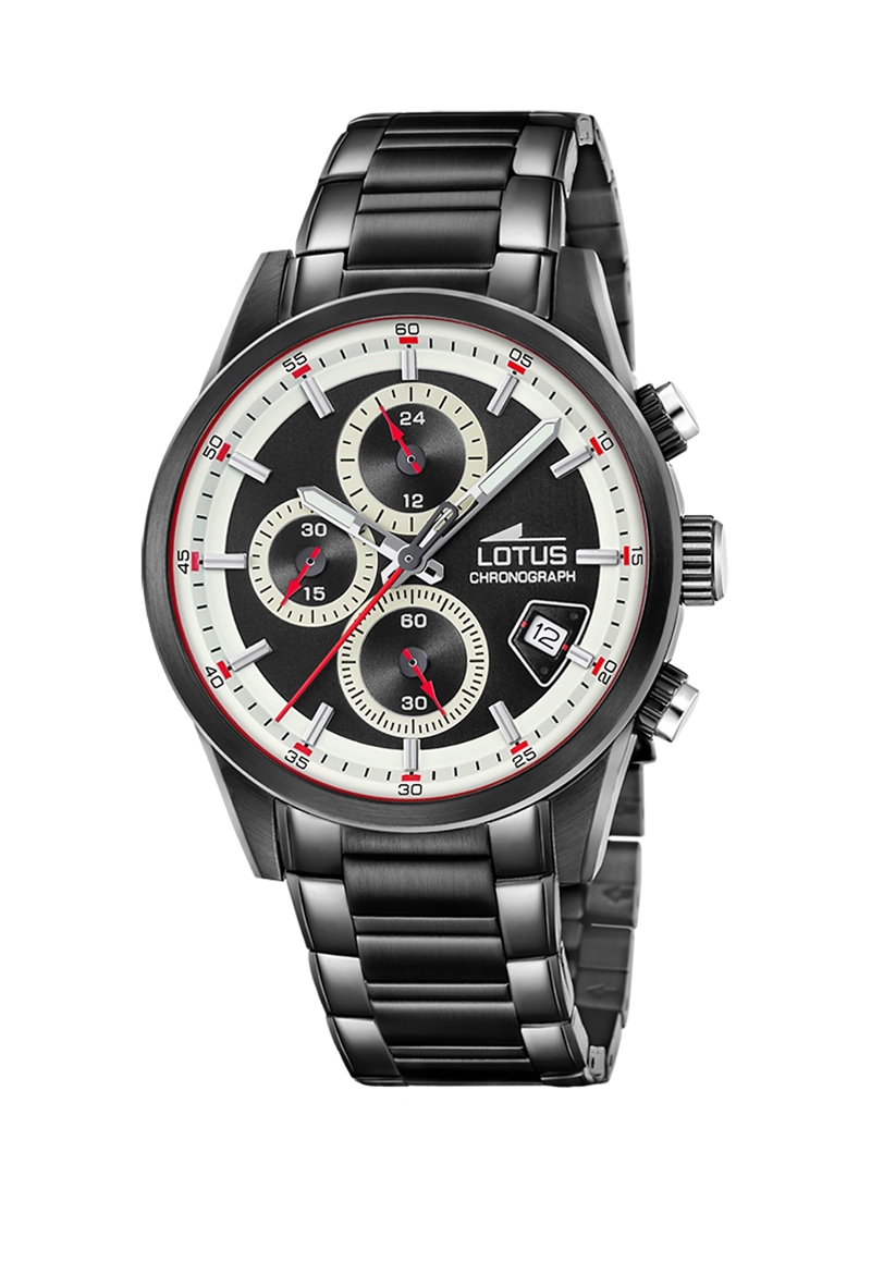 RELOJ 19088/1 LOTUS NEGRO HOMBRE PULSE COLLECTION - 1