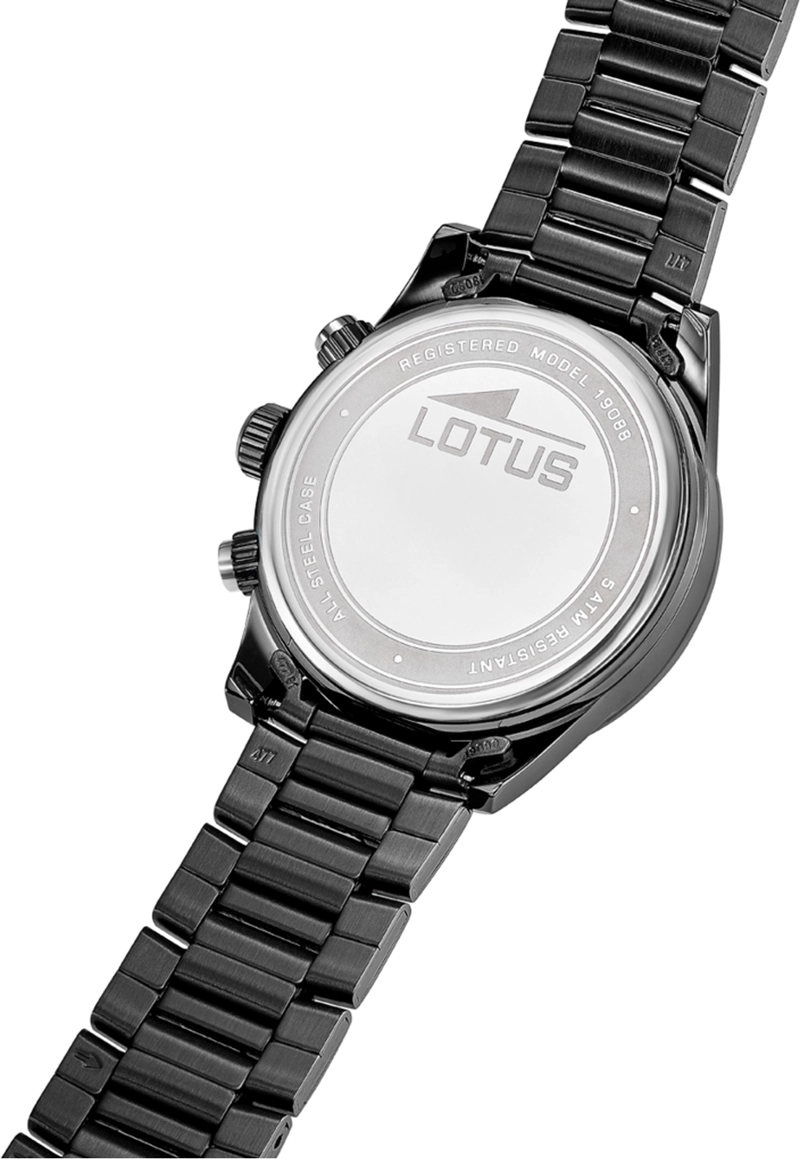RELOJ 19088/1 LOTUS NEGRO HOMBRE PULSE COLLECTION - 4