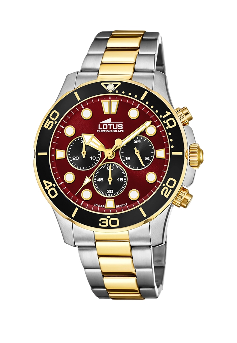 RELOJ 18757/8 LOTUS ROJO HOMBRE EXCELLENT - 1