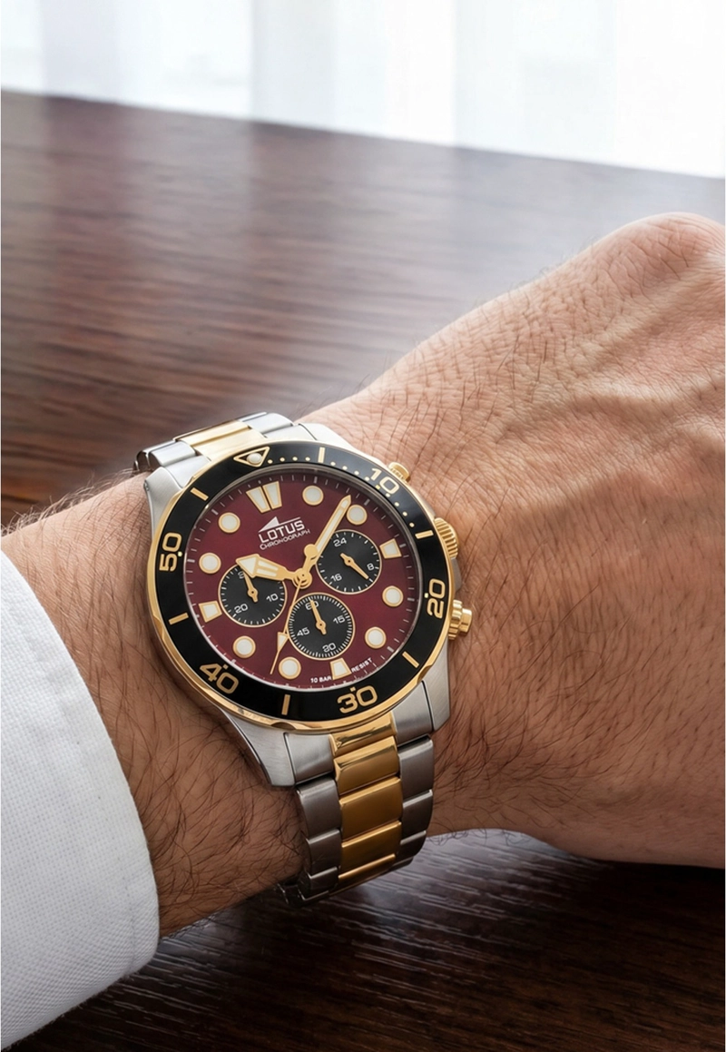 RELOJ 18757/8 LOTUS ROJO HOMBRE EXCELLENT - 4
