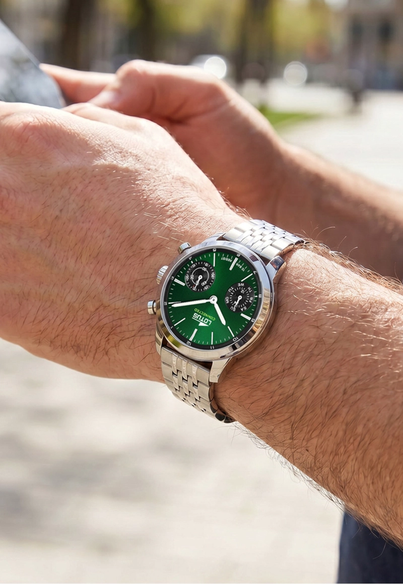 RELOJ 19093/1 LOTUS VERDE HOMBRE HYBRID - 5