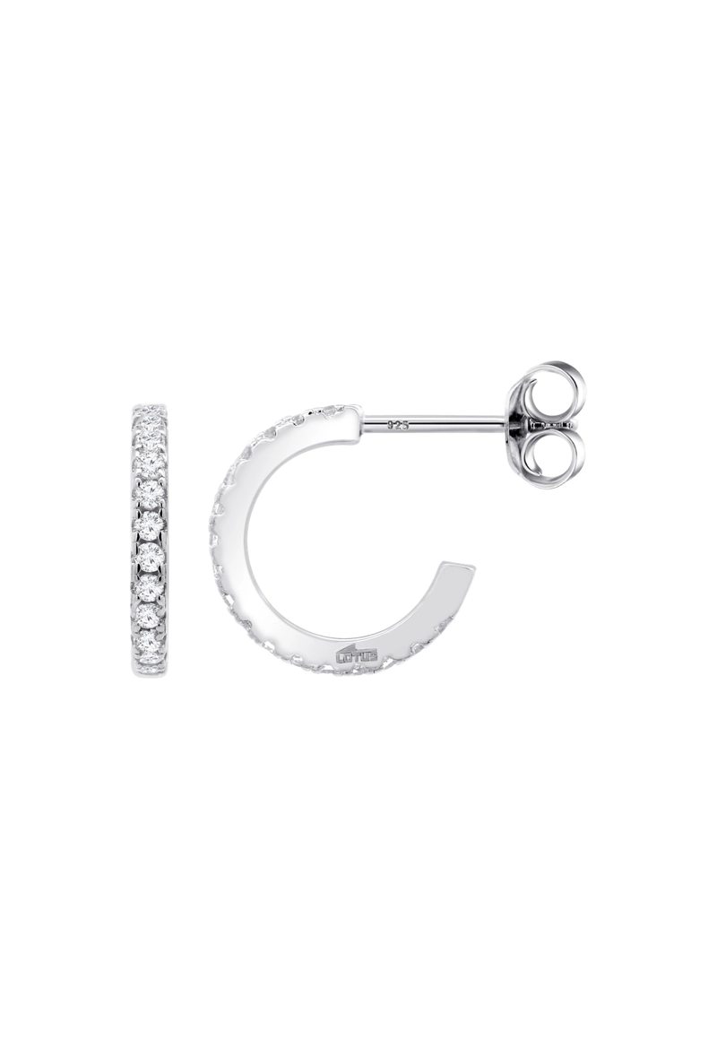 AROS LP3976-4/1 LOTUS SILVER PLATEADO MUJER EARPARTY - 2
