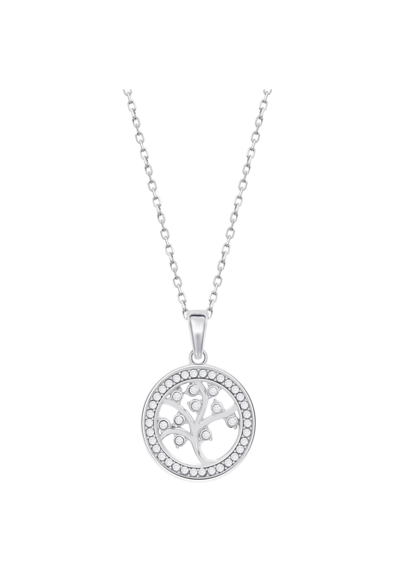 COLLAR LP3966-1/1 LOTUS SILVER PLATEADO MUJER TREE OF LIFE - 1