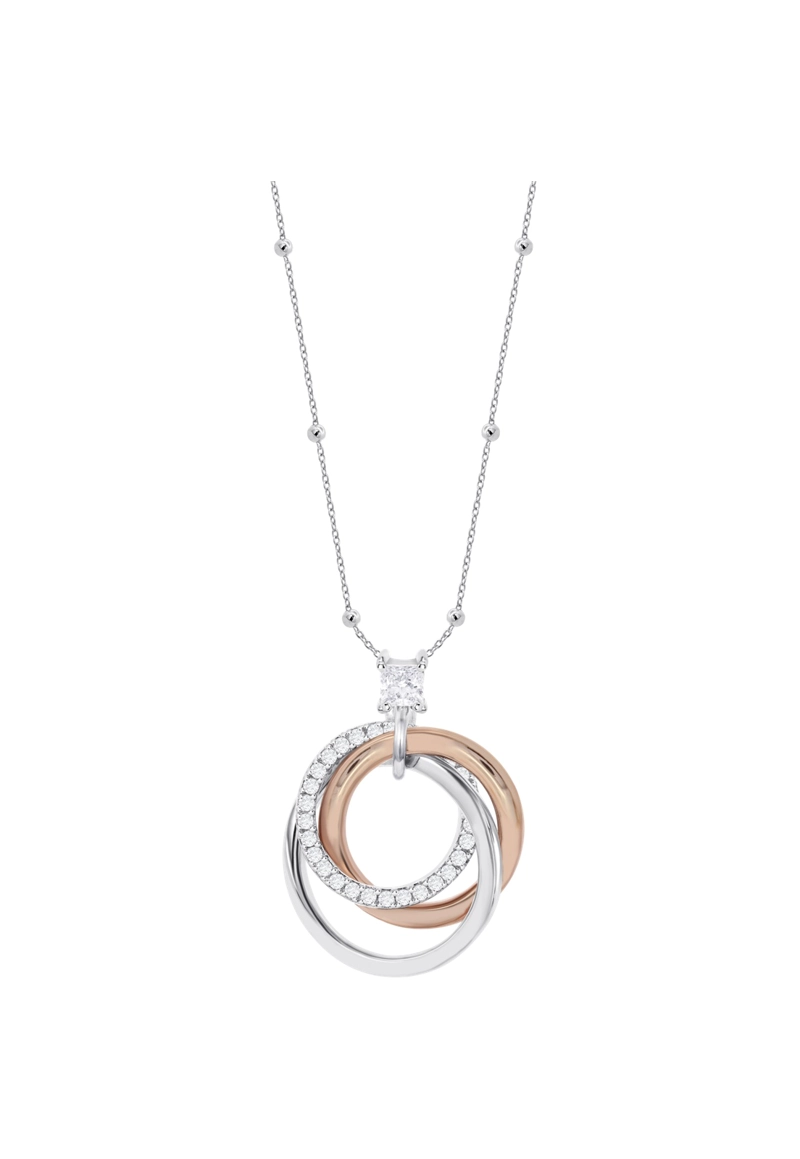 COLLAR LP3967-1/1 LOTUS SILVER PLATEADO MUJER TRENDY - 1