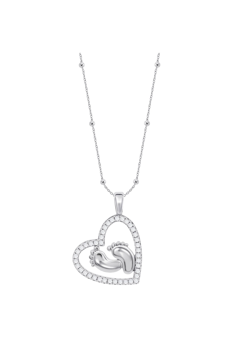 COLLAR LP3973-1/1 LOTUS SILVER PLATEADO MUJER MOTHER'S LOVE - 1
