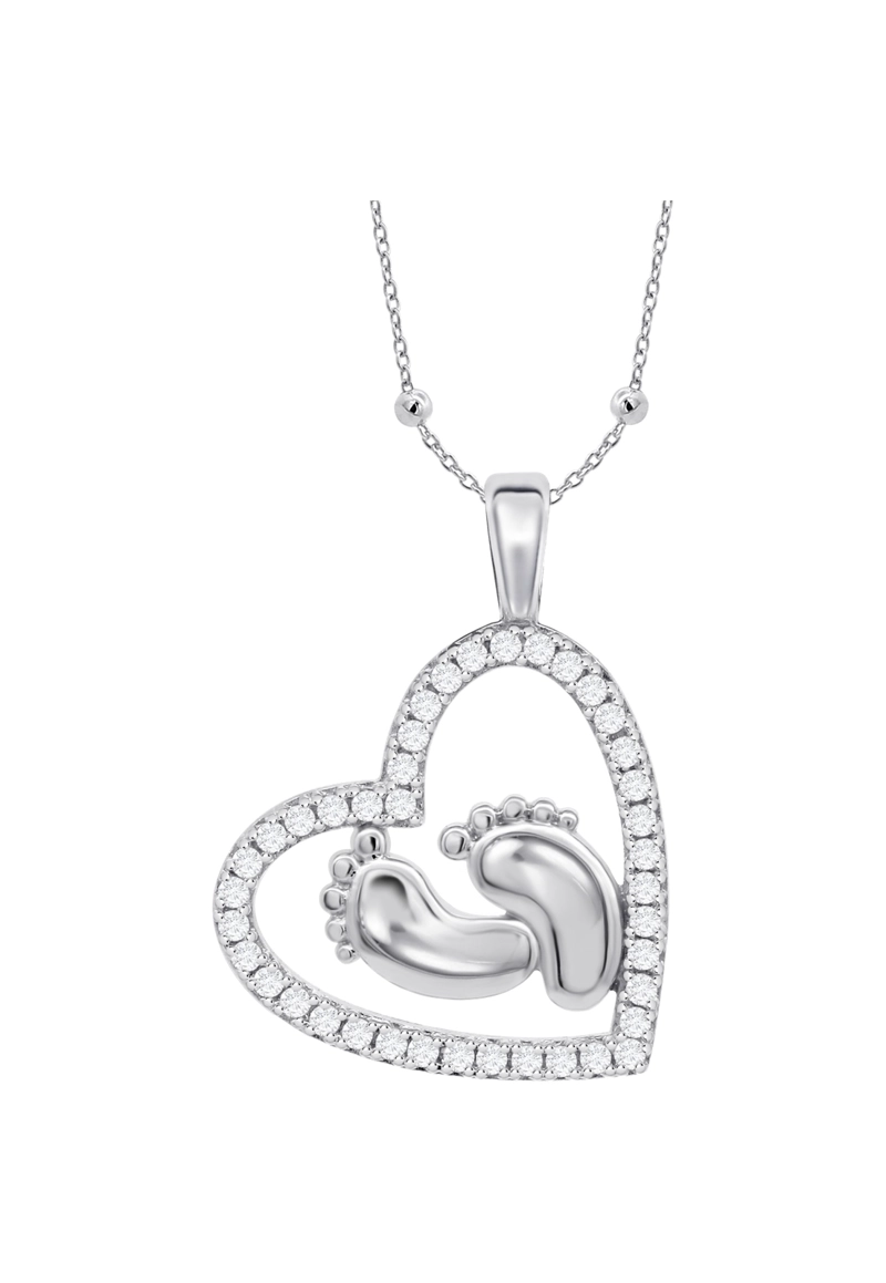 COLLAR LP3973-1/1 LOTUS SILVER PLATEADO MUJER MOTHER'S LOVE - 2