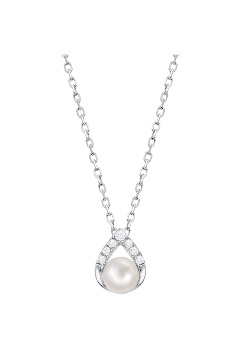 COLLAR LP3971-1/1 LOTUS SILVER PLATEADO MUJER PEARLS - 1
