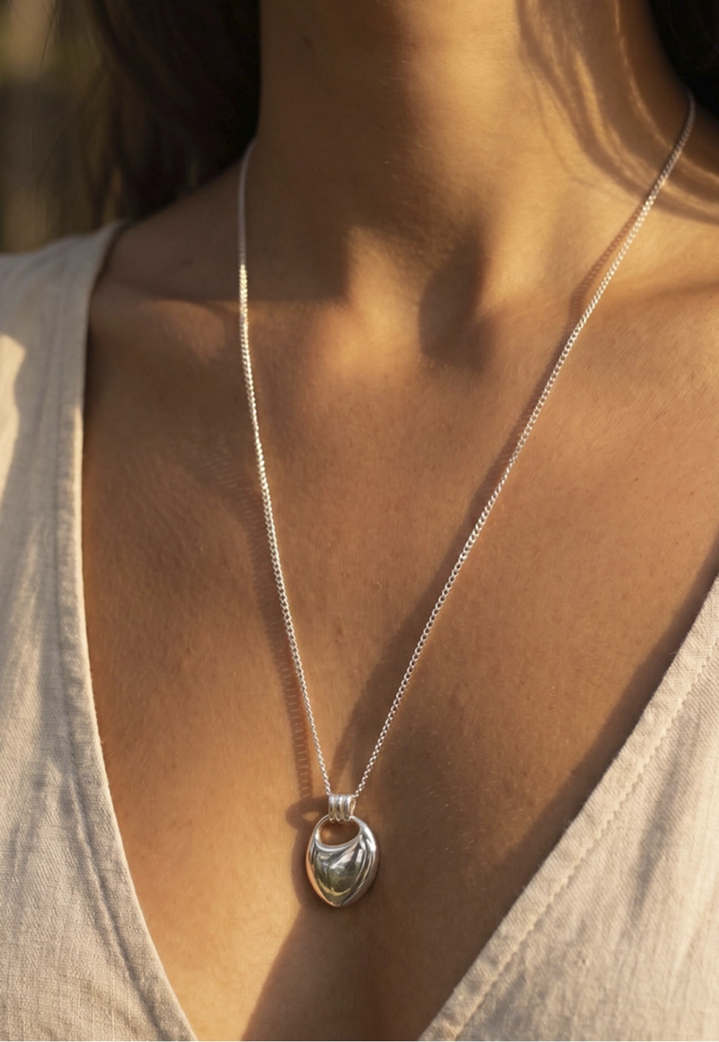 COLLAR LS2688-1/1 LOTUS STYLE PLATEADO MUJER BLISS - 2