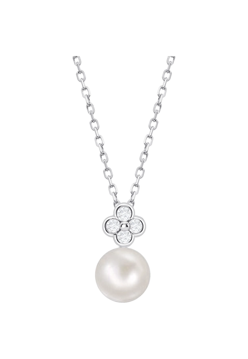 COLLAR LP3969-1/1 LOTUS SILVER PLATEADO MUJER PEARLS - 2