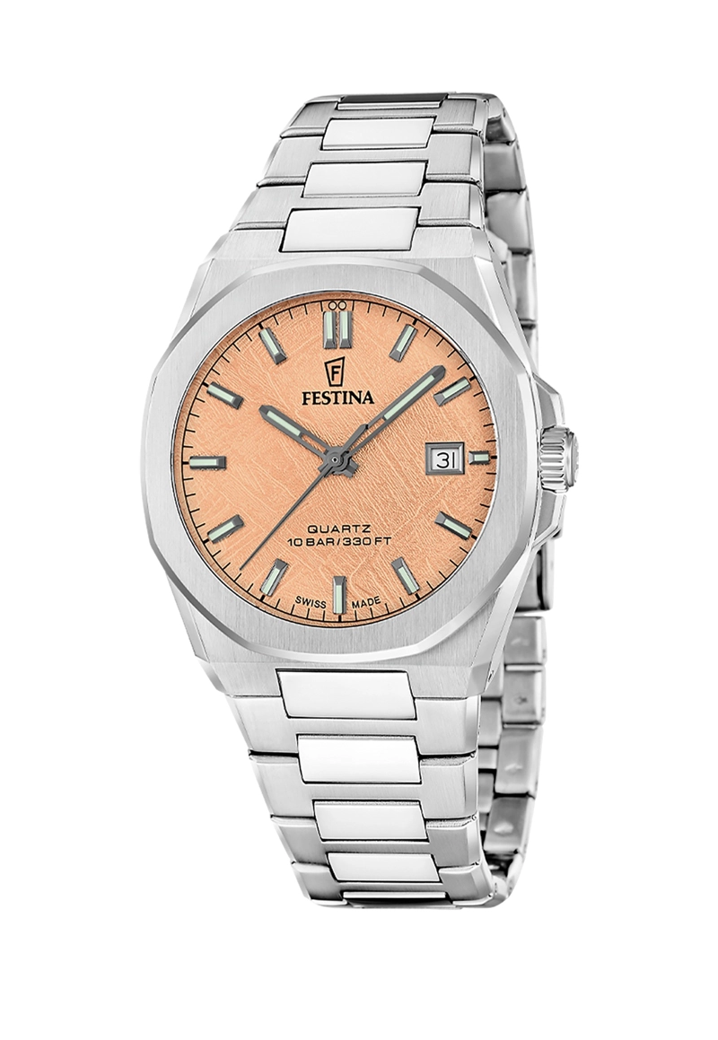 RELOJ F20100/6 FESTINA SWISS CAFE  HOMBRE ACERO CLASICO - 1