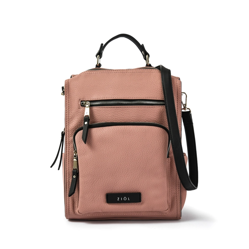 MOCHILA ZULEIKA GRANDE ROSA VIEJO - 1