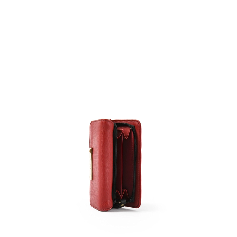 BILLETERA CIERRE EXTERIOR FRAILA MEDIANA ROJO - 2