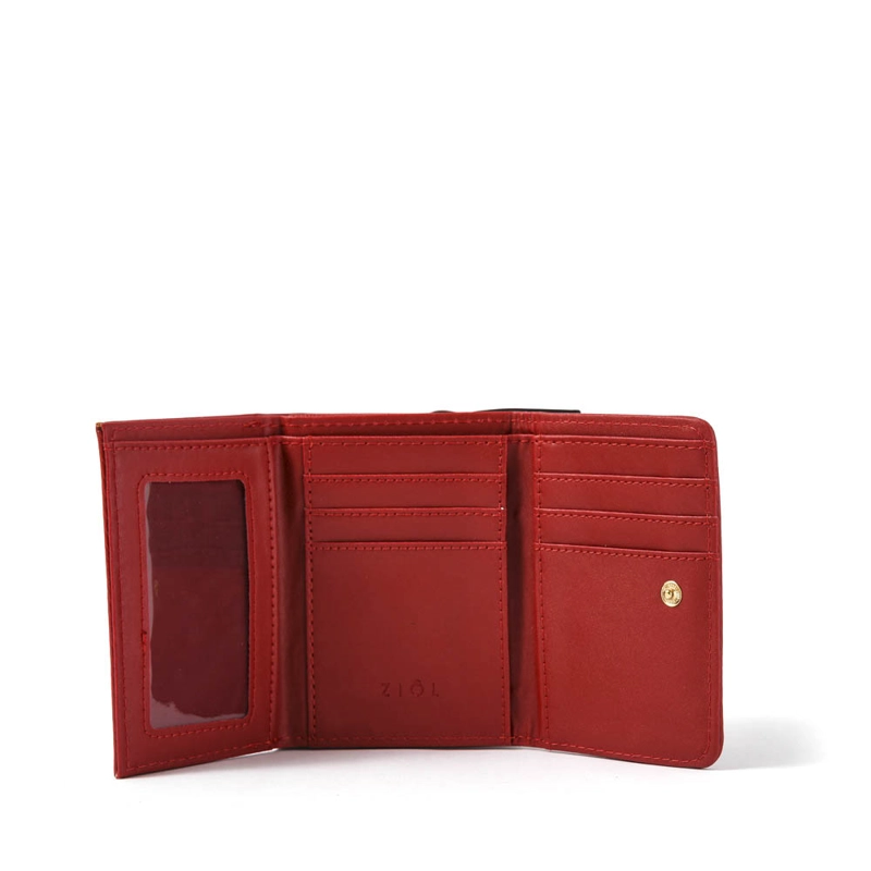 BILLETERA CIERRE EXTERIOR FRAILA PEQUEÑA ROJO - 3