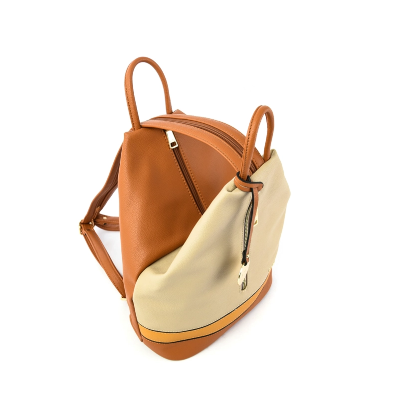 MOCHILA LAISSE MEDIANA CAMEL - 4