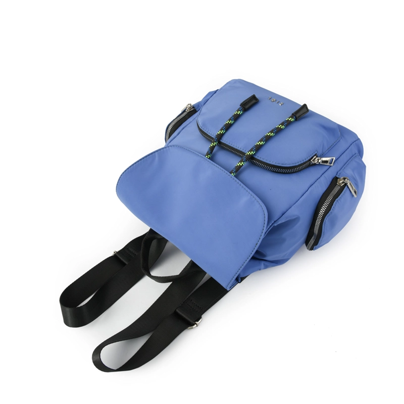 MOCHILA CON TAPA SIMONE MEDIANO DENIM - 4