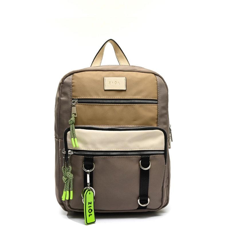 MOCHILA EVANIA MEDIANA TAUPE - 1