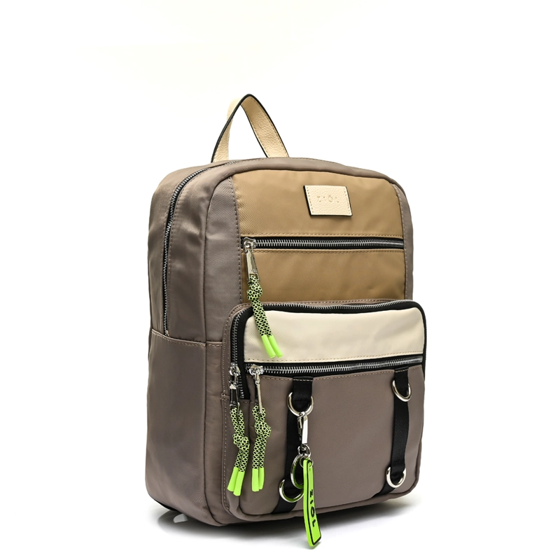 MOCHILA EVANIA MEDIANA TAUPE - 2