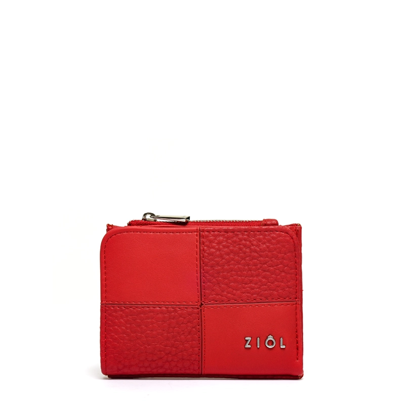 BILLETERA PEQUEÑA RAINES ROJO - 1