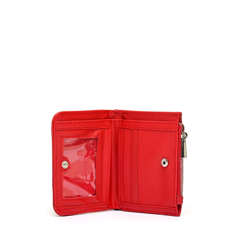 BILLETERA PEQUEÑA RAINES ROJO - 2