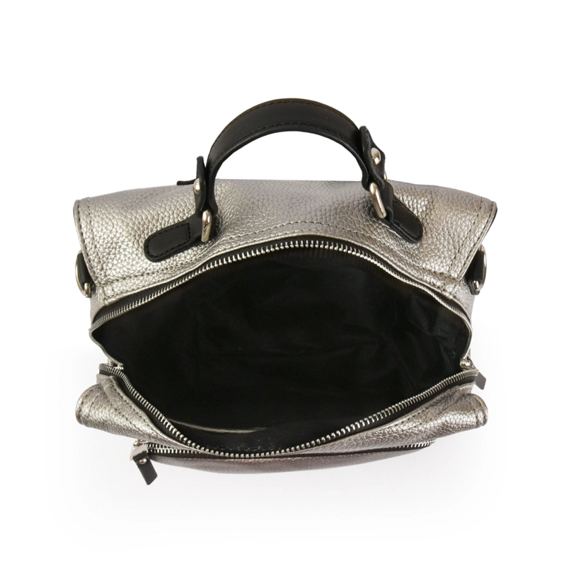 MOCHILA ZULEIKA PLATEADO OSCURO - 4
