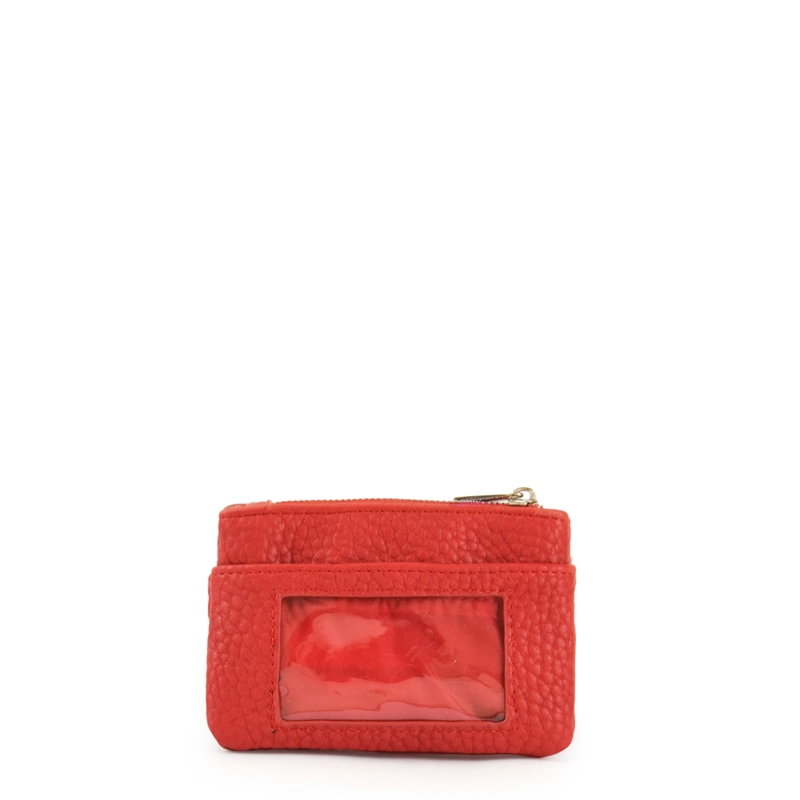 MONEDERO RECTANGULAR RAINES PEQUEÑA ROJO - 2