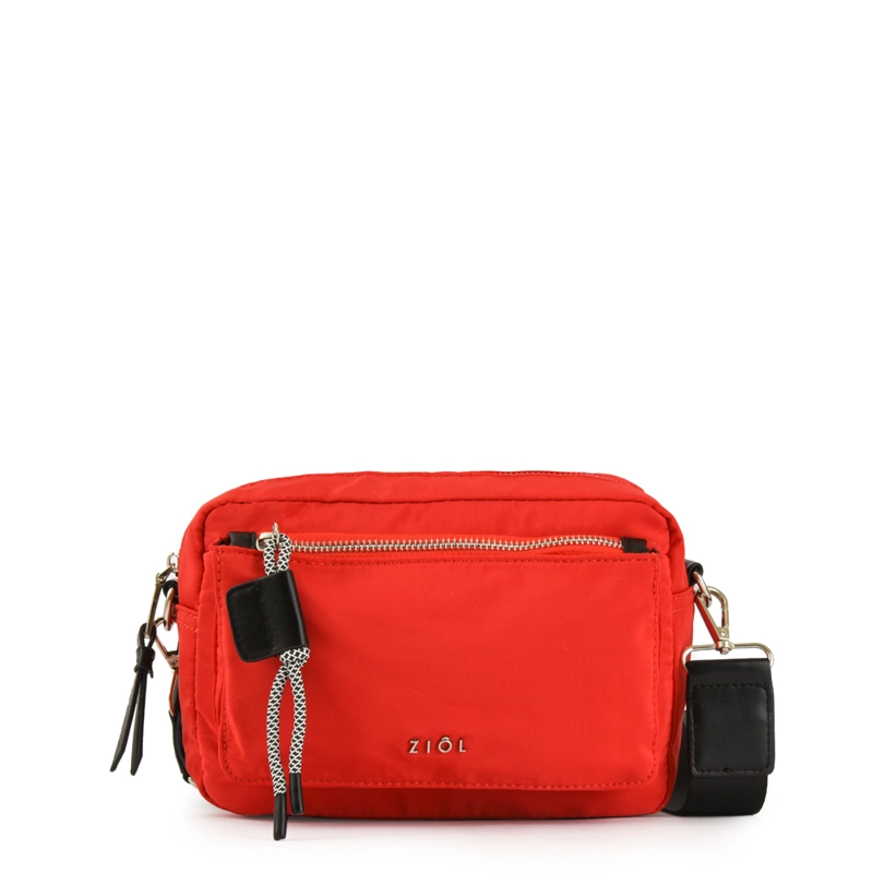 CARTERA BANDOLERA VIVIENNE PEQUEÑA ROJO - 1