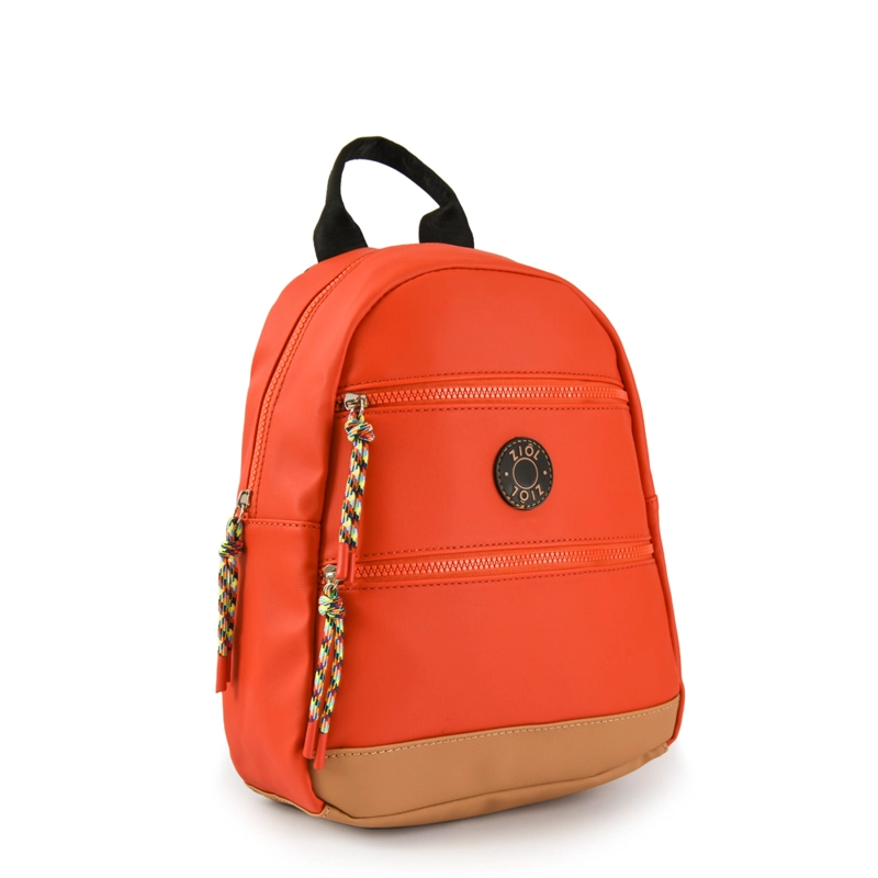 MOCHILA PEQUEÑA CLODETTE ROJO TOMATE - 2