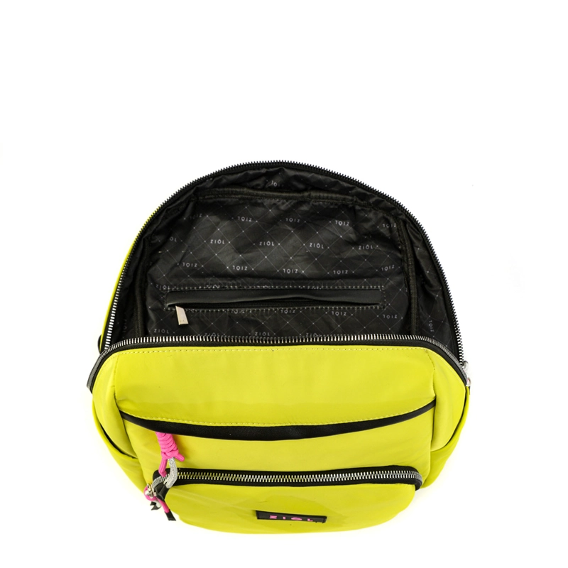 MOCHILA MEDIANA ANIKA VERDE LIMON - 4