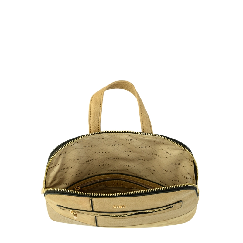 MOCHILA CROIX MEDIANA BEIGE - 4