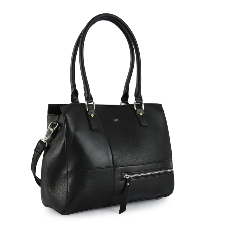 CARTERA TOTE TRES DIVISIONES LUPE NEGRO - 2