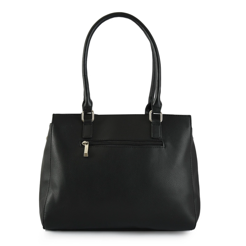 CARTERA TOTE TRES DIVISIONES LUPE NEGRO - 3