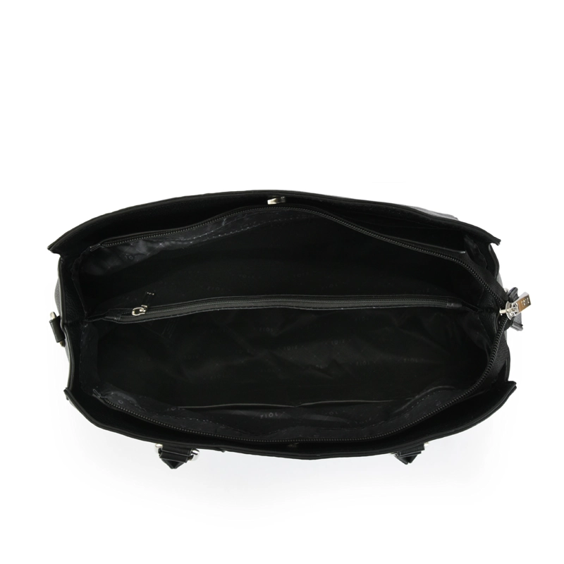 CARTERA TOTE TRES DIVISIONES LUPE NEGRO - 4