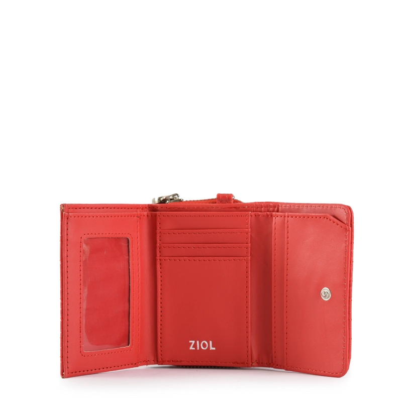 BILLETERA CIERRE EXTERIOR ODZUN ROJO - 2